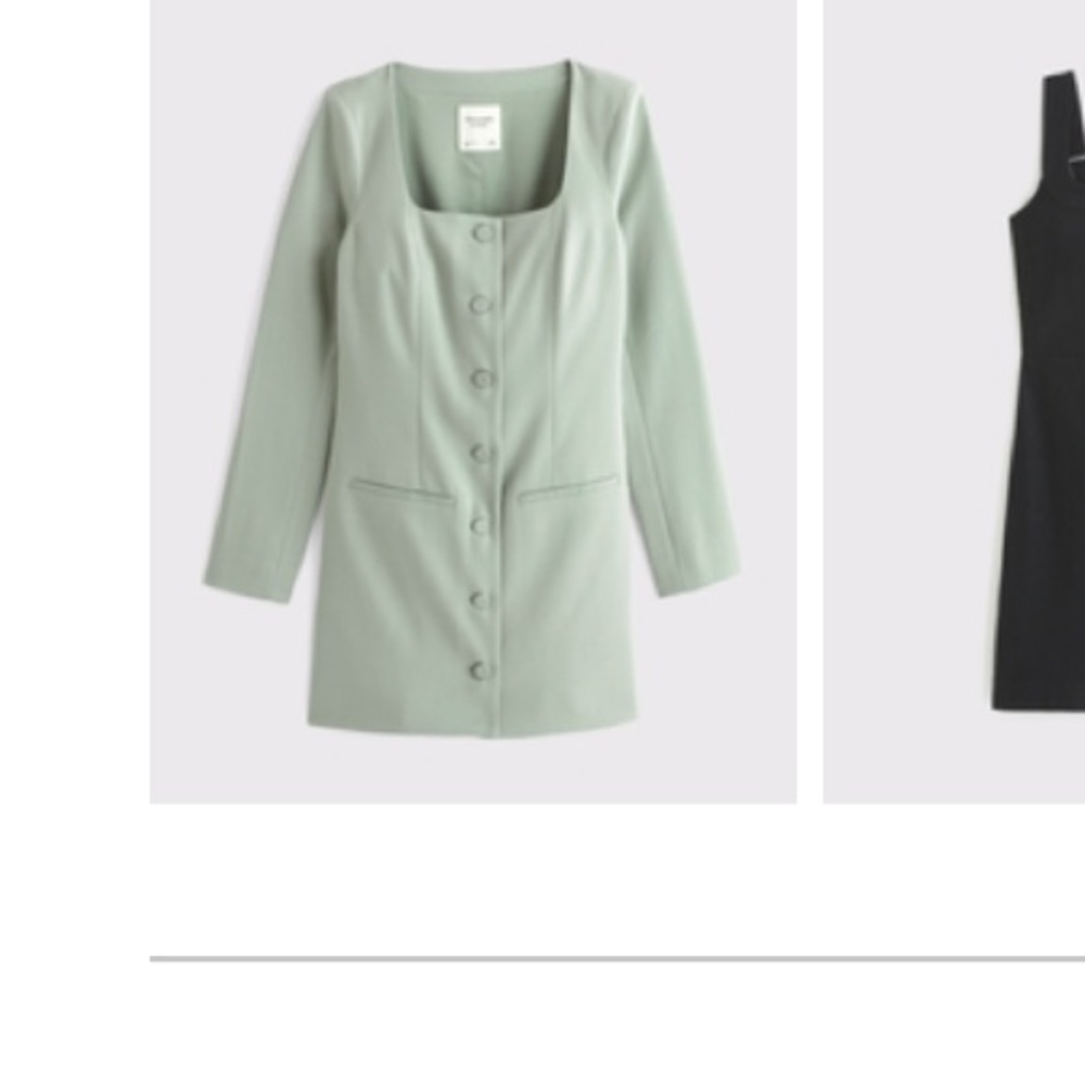 Abercrombie Mara Long- Sleeve Mini Dress